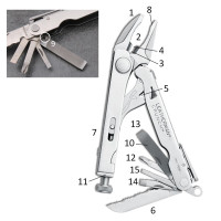 Alicate Leatherman Crunch com bainha de nylon